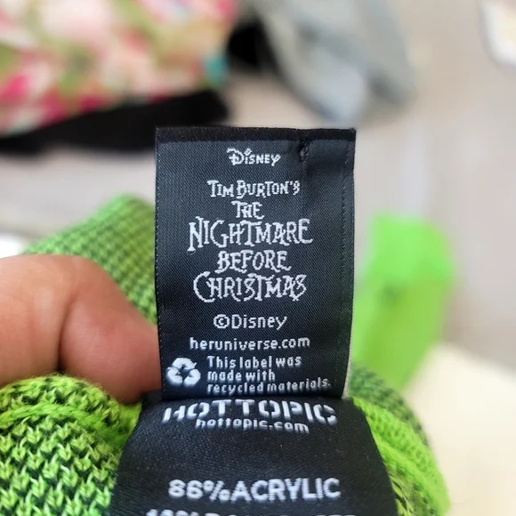 Disney Green Hooded Cardigan with Black Accents - Picture 13 of 15